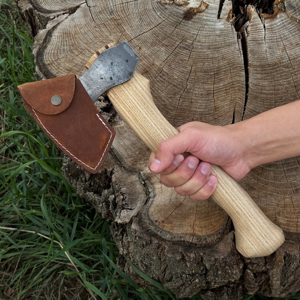 Spoon Carving Axe. Chopping Axe for Woodworking. Sharp Carbon 52100 Blade