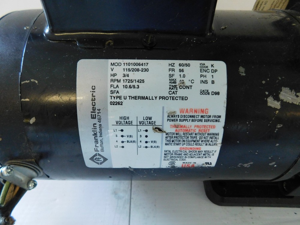 ALCATEL PASCAL 2015 2015H VACUUM PUMP (SZY95)