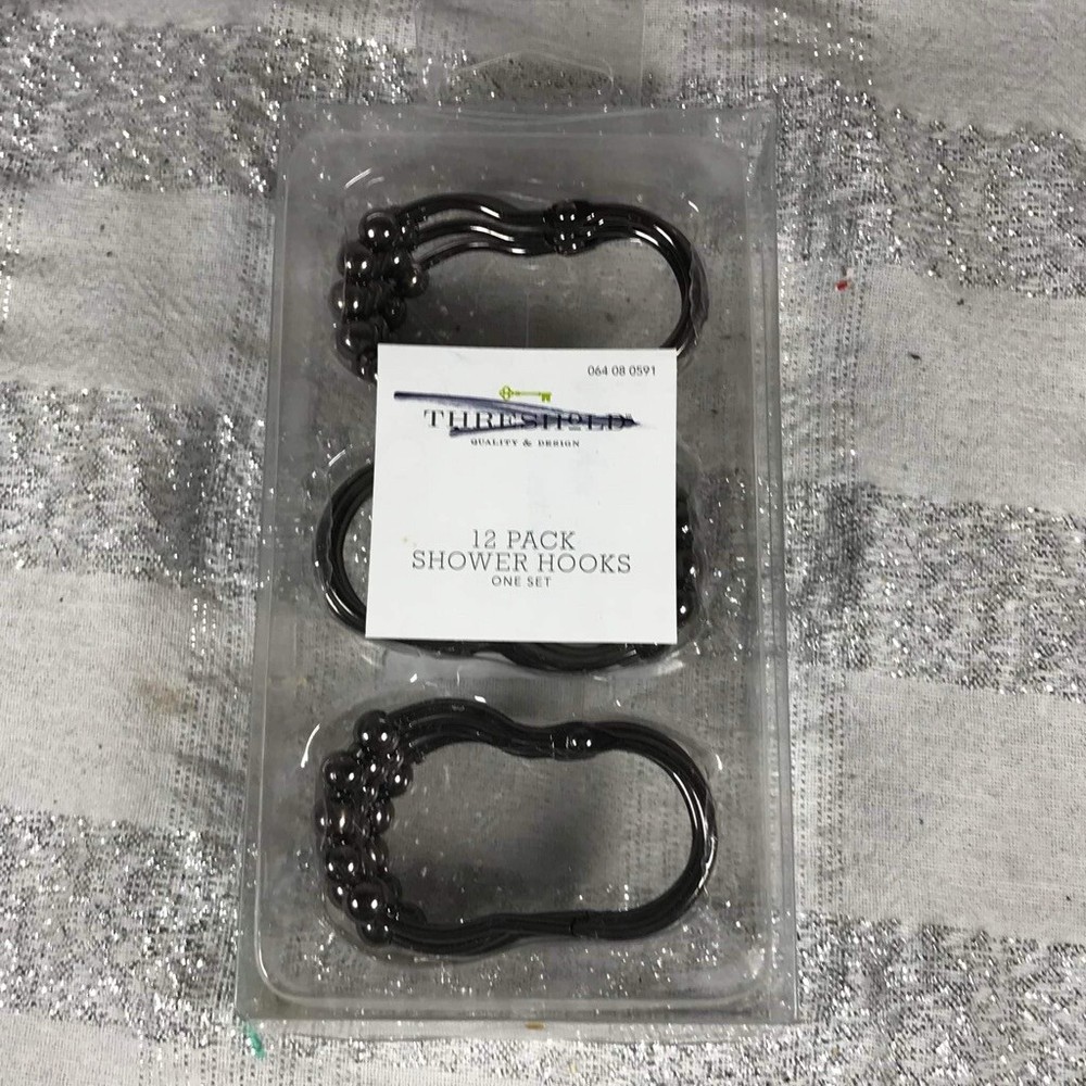 12 packs shower hooks | one set