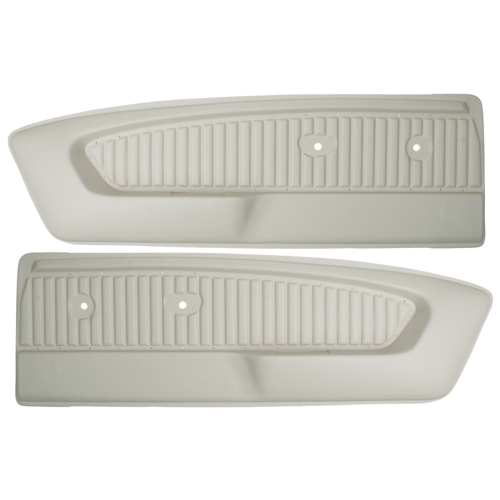 Door Panel Pony White Pair Mustang 1965-1966