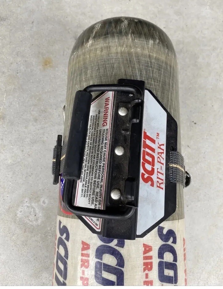 SCOTT 4.5 SCBA RIT PAK PACK FIREFIGHTER FRAME RAPID INTERVENTION TEAM