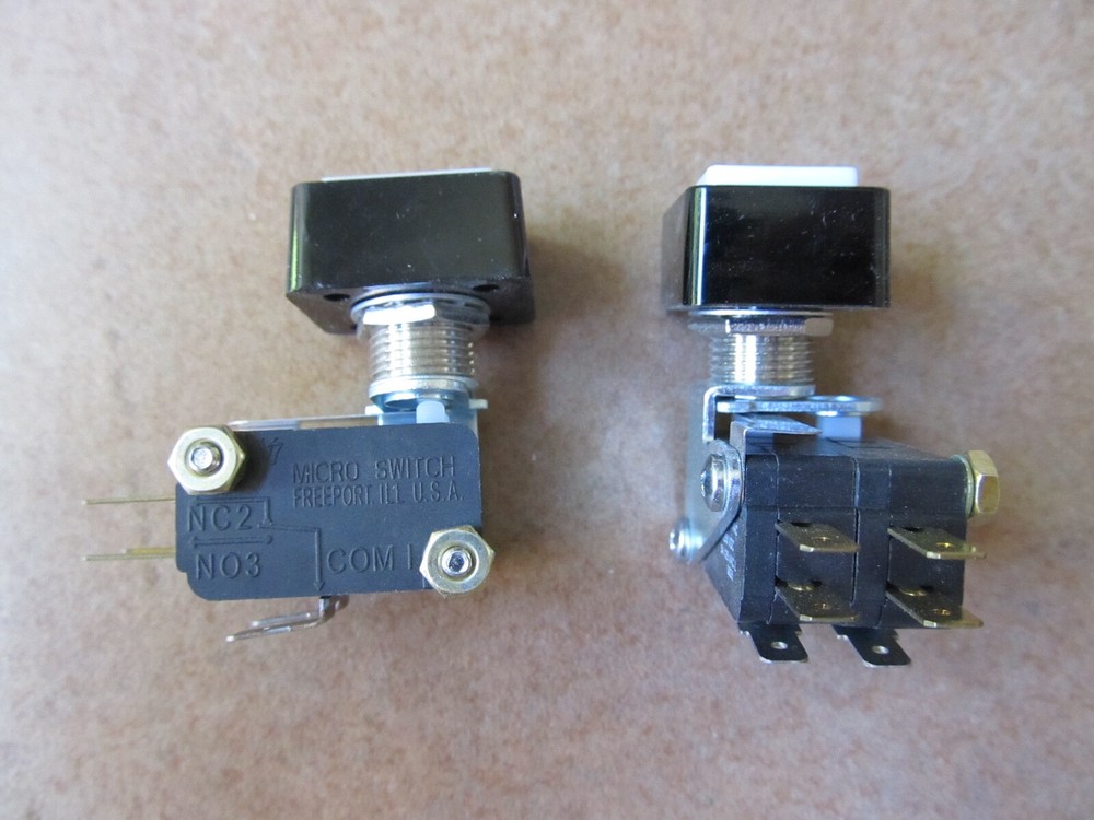 (QTY=2) NKK Micro Switch Push Buttons SCBB25S15A-5BA