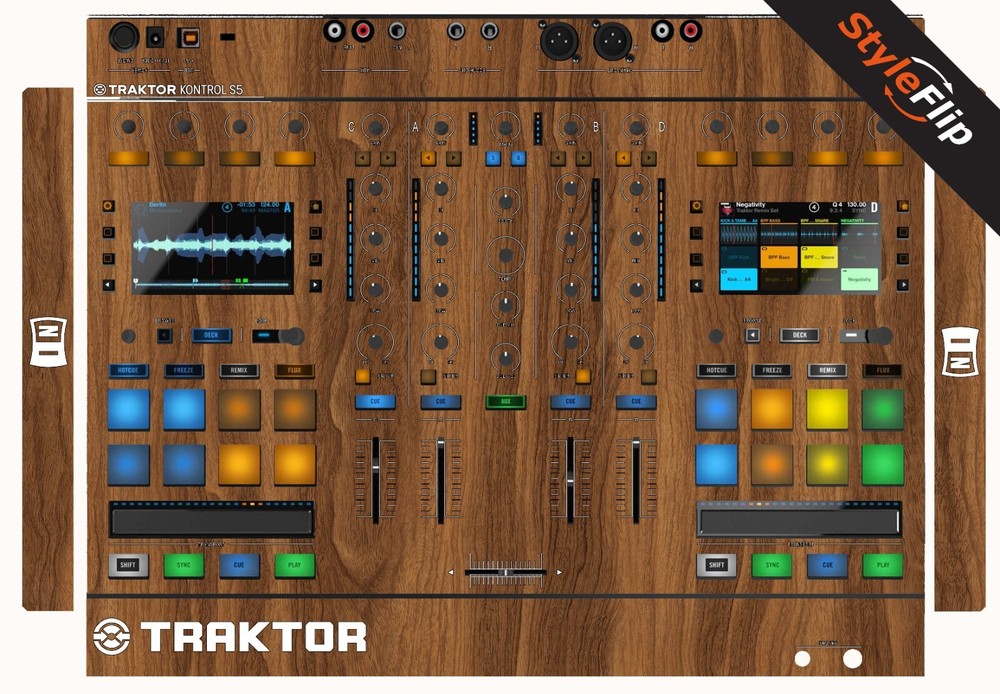 Native Instruments TK S5 Skin | Wood 2 | Protective Decal | StyleFlip Skins