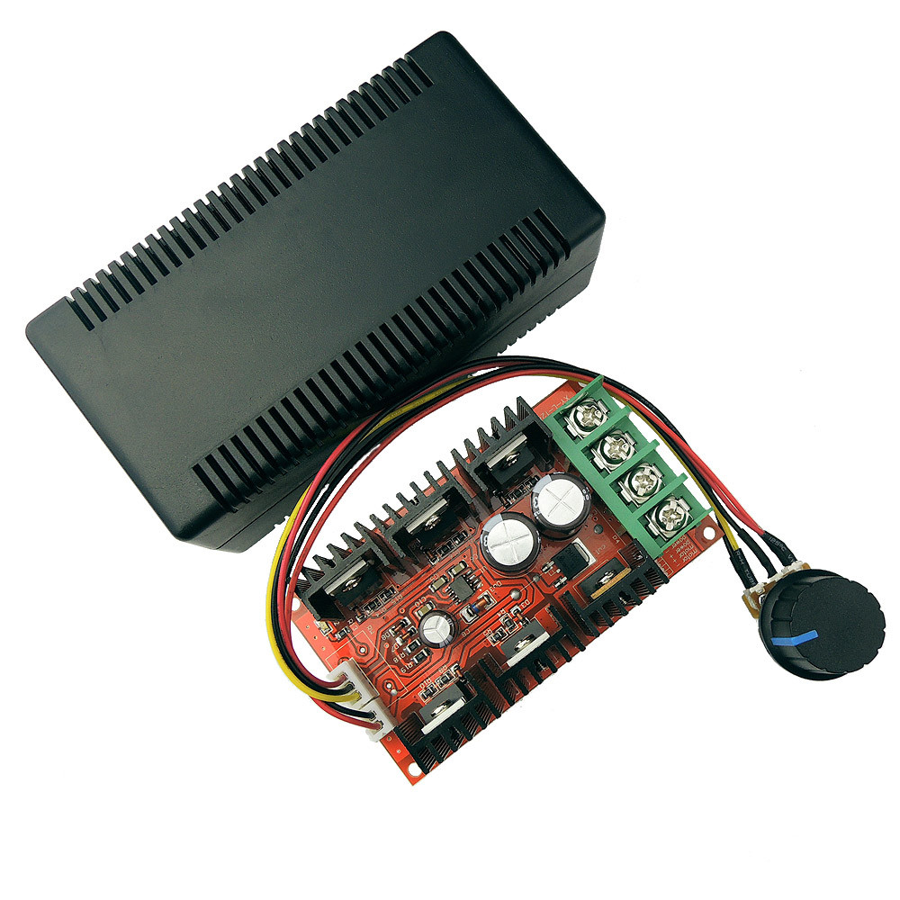 PWM DC Motor Speed Controller Adjustable Variable Switch HHO Driver 12V 24V 48V