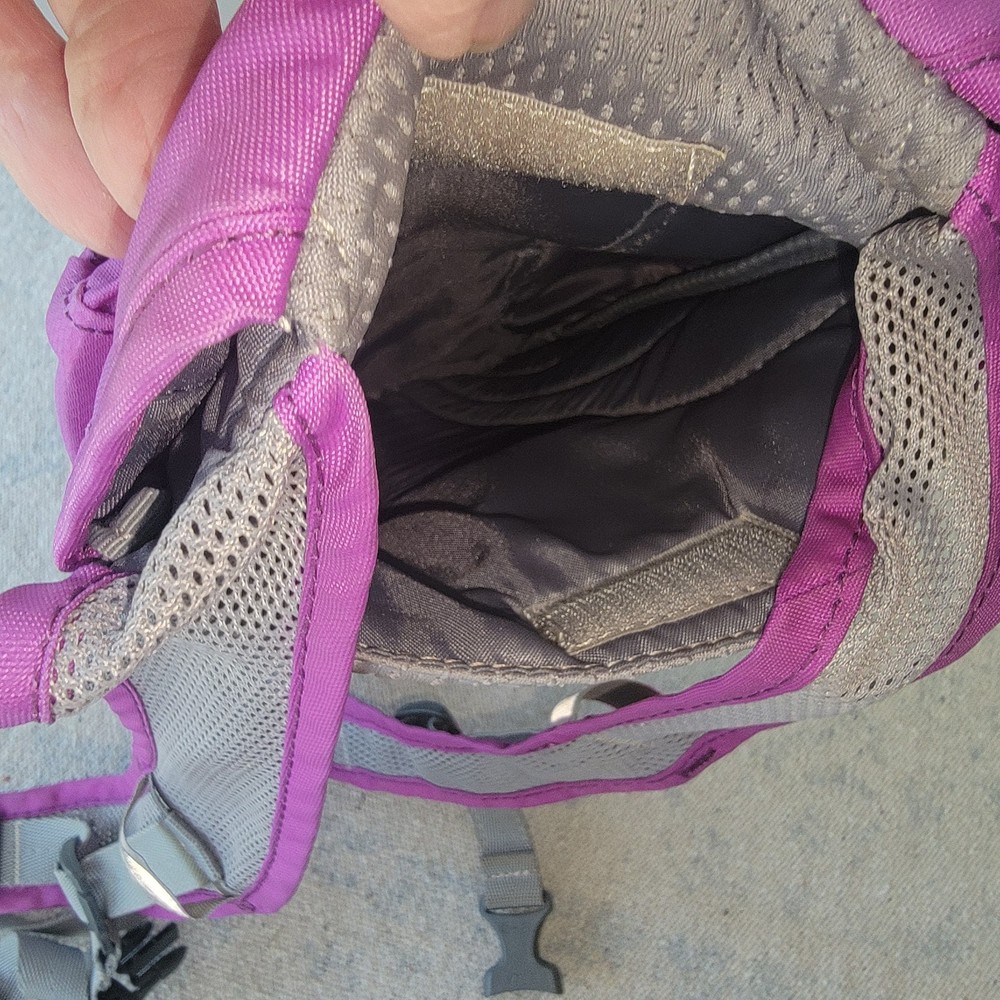 CamelBak Hydration Backpack Pink Gray Small Cycling Pack 12" EUC
