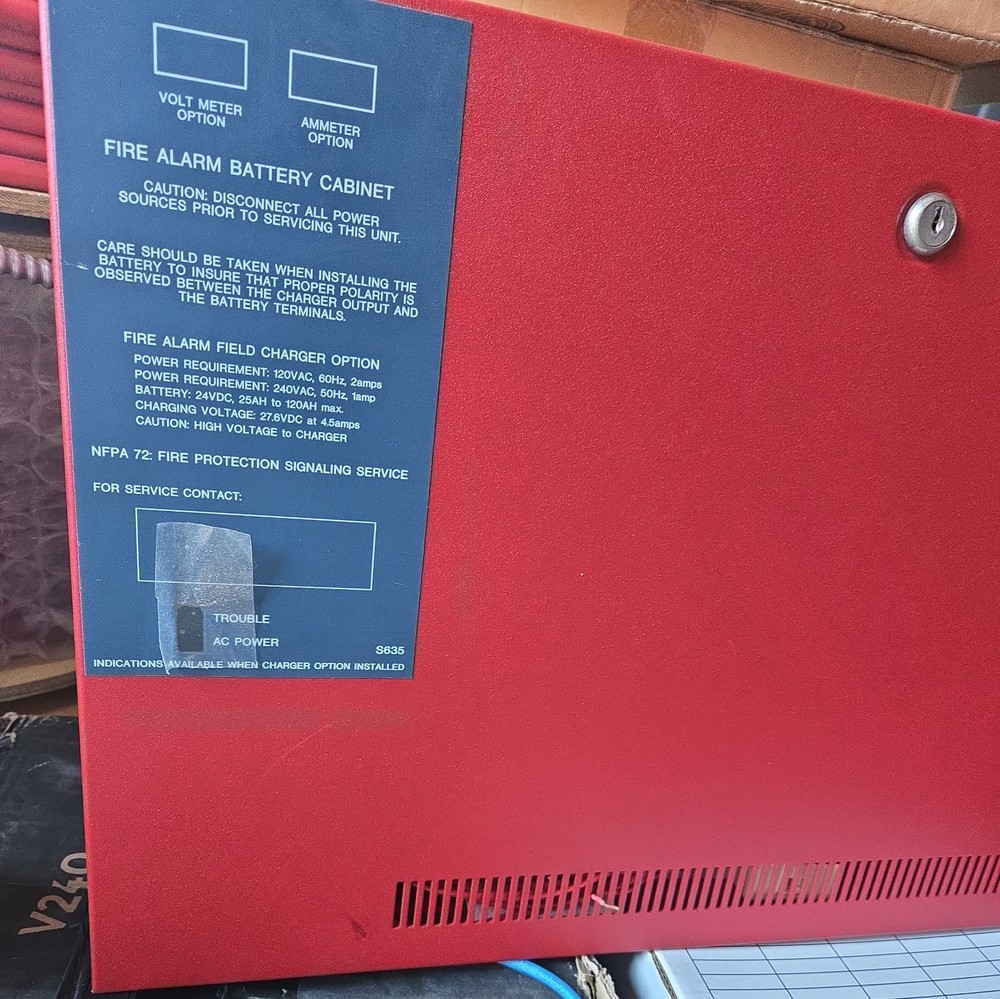 Fire-Lite BB-55F Battery Cabinet