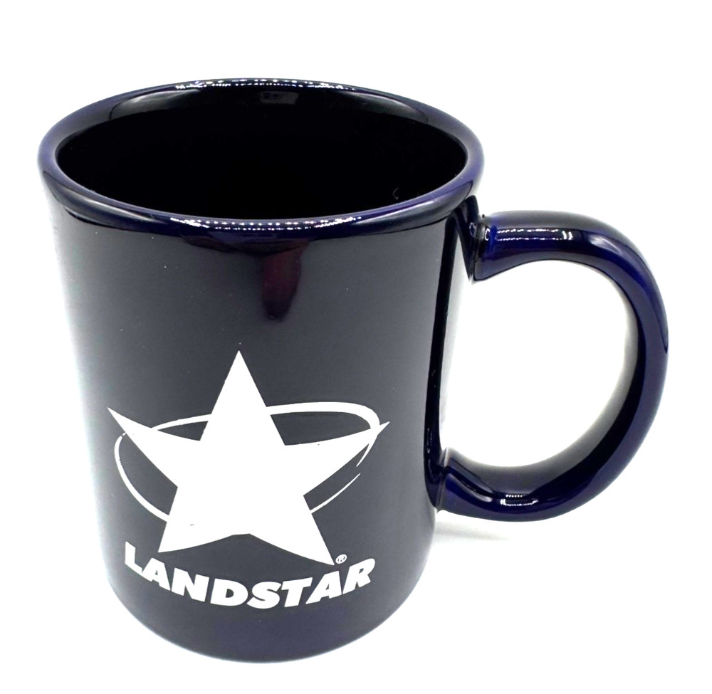 Landstar System Transportation Logistics large 2 cup 16oz ceramic coffee cup mug