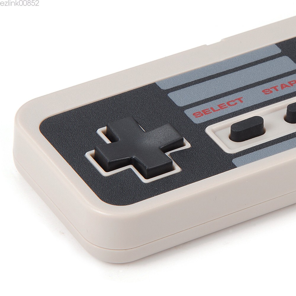 2Pack Wireless 2.4GHz NES Retro Gamepad For Windows PC Mac Linux USB Controller