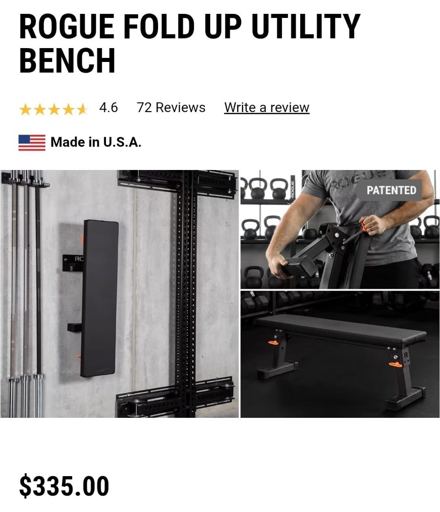 Rogue FoldUp Utility Bench
