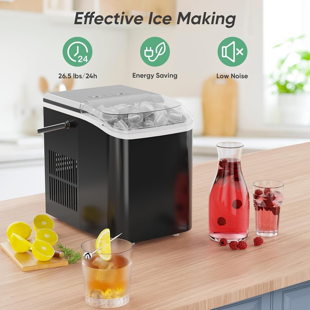 Portable Ice Maker Countertop Nugget sized ice cube