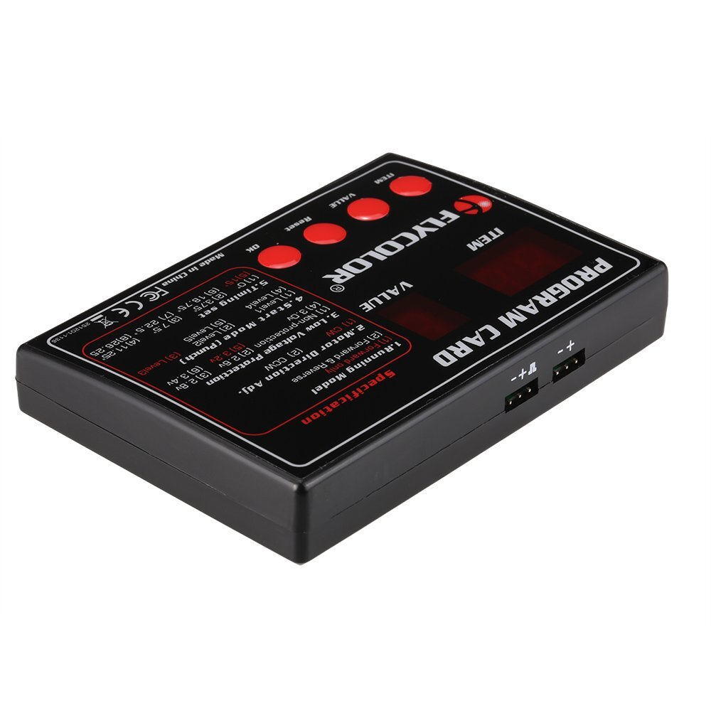 Flycolor Programing Card for RC Boats ESC Electronic Speed Controller