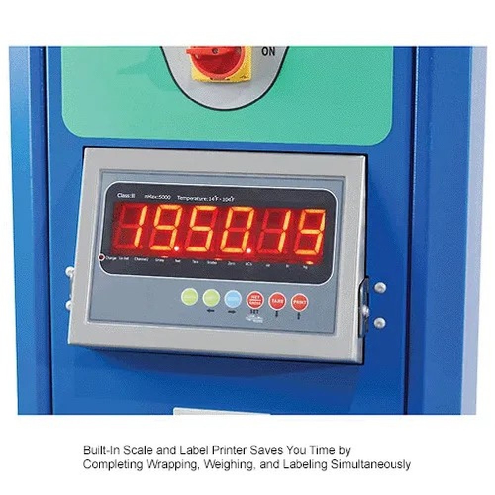 Global Industrial? Semi-Automatic Stretch Wrap Machine with NTEP Component Scale