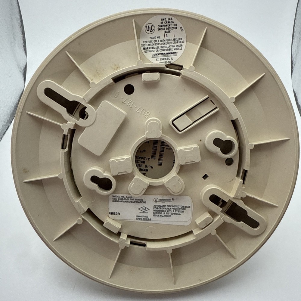 System Sensor 2451 Smoke Detector with Base