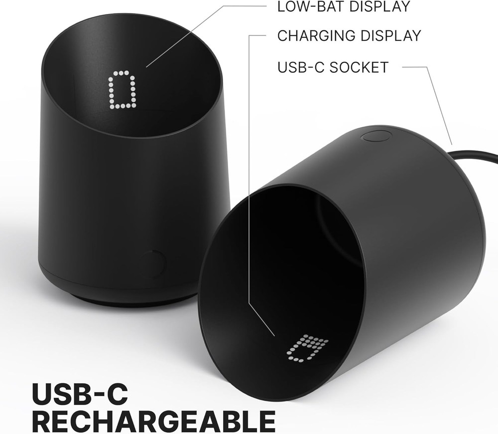 Subscale Digital Dosing Cup with LED Display – Sleek & Precise Coffee