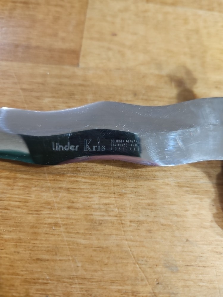 Linder Kris Dagger with leather sheath,