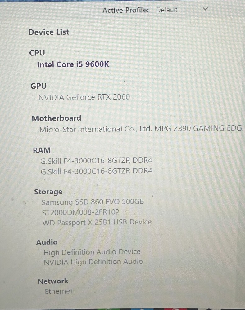 gaming pc setup