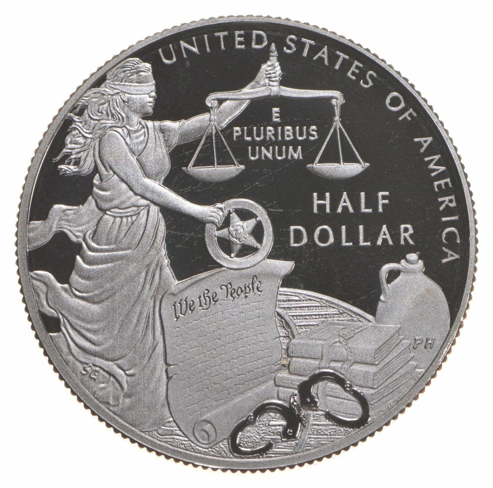 2015 Proof US Marshals Service - Commemorative Half Dollar