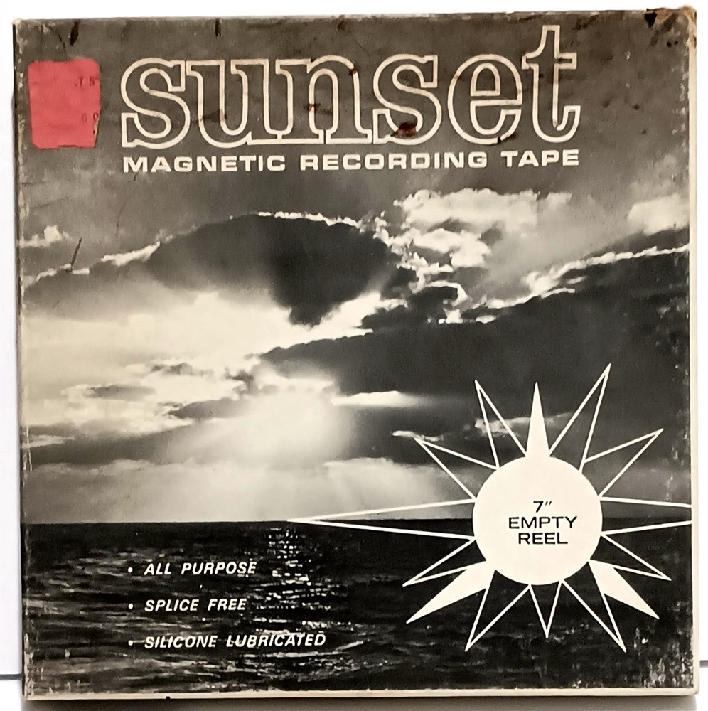 Sunset 7" Empty Reel for 1/4" audio tape.  In box