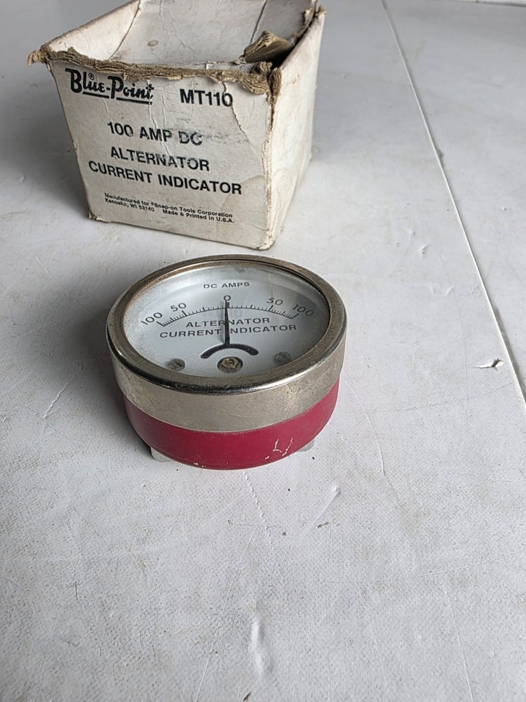 BLUE POINT MT110 ALTERNATOR CURRENT INDICATOR, 100A