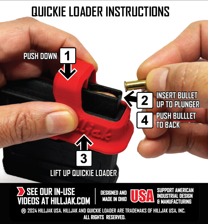 Bergara B14-R 22LR magazine loader, speed loader - Quickie Loader QLB22