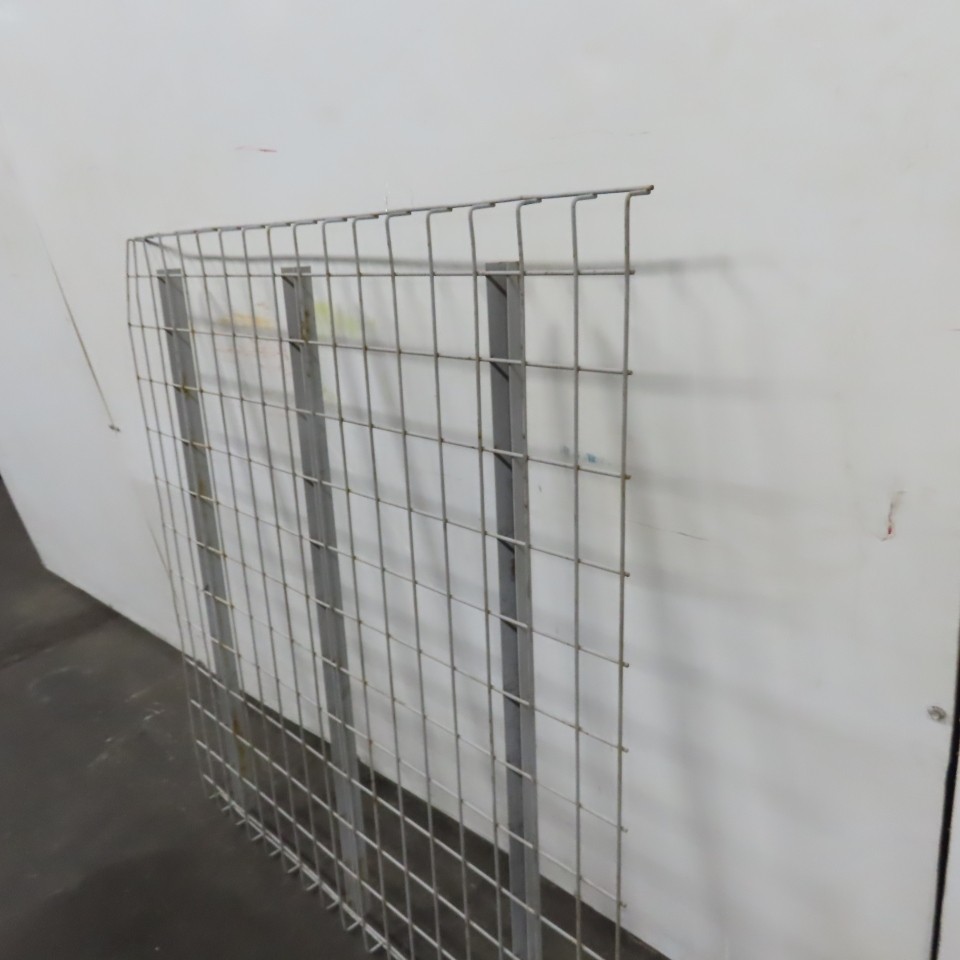 48" x 46" 3 Channel Double Waterfall Pallet Rack Wire Decking USED