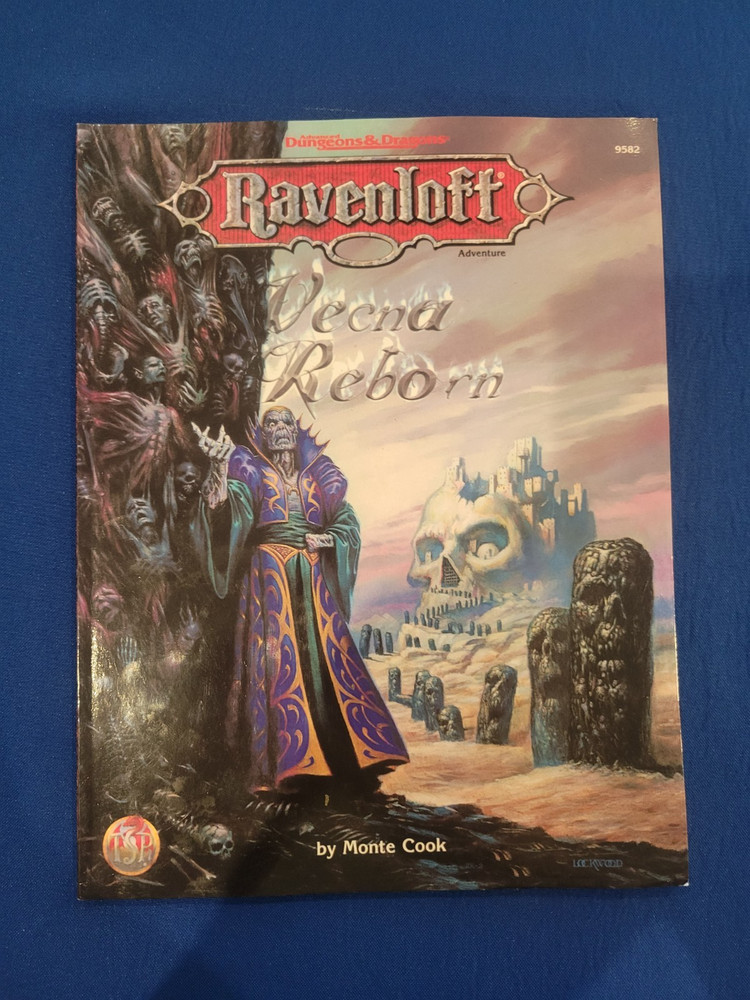 AD&D Ravenloft Vecna Reborn Adventure Module - Reprint