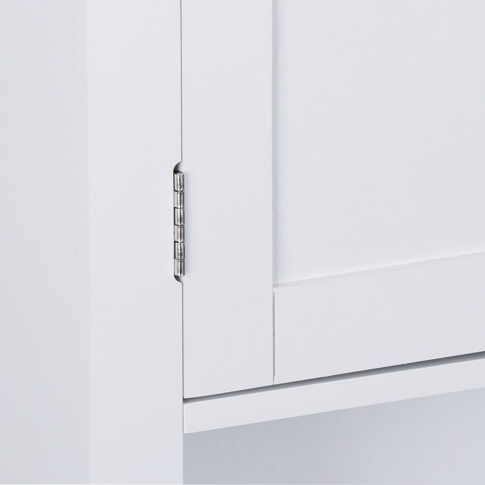 Bathroom Kitchen Cabinet Free Standing Cupboard Storage Organizer Shelf Durable
