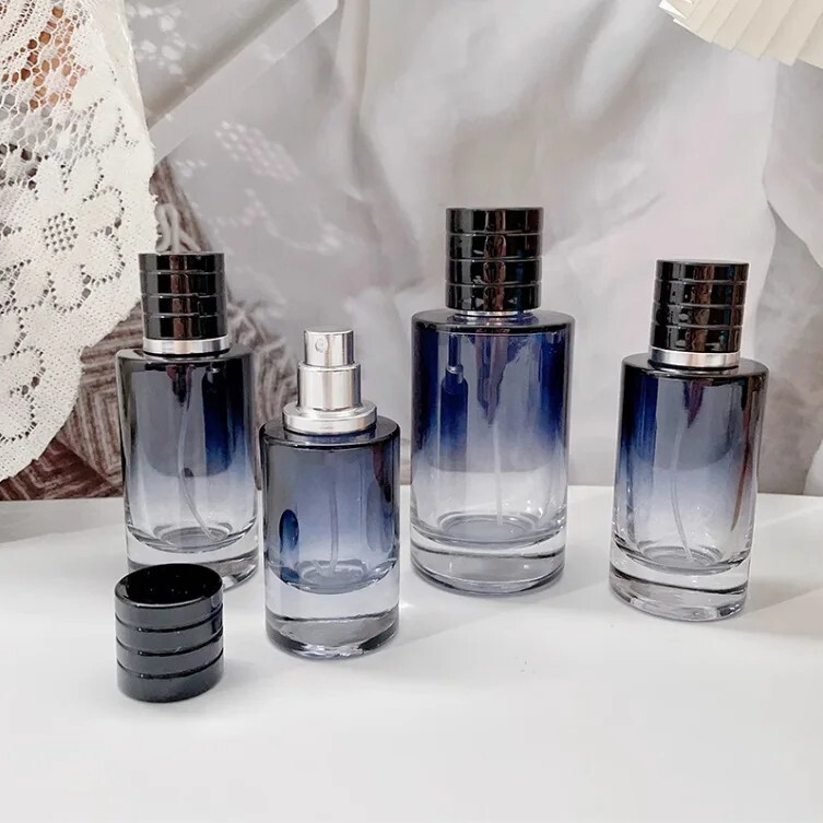 Empty Refillable Travel Glass Perfume Bottle With Spray Atomizer US