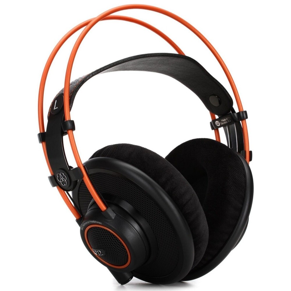 AKG K712 PRO Dynamic Reference Studio Open-Back Over-Ear Wired Black Headphones