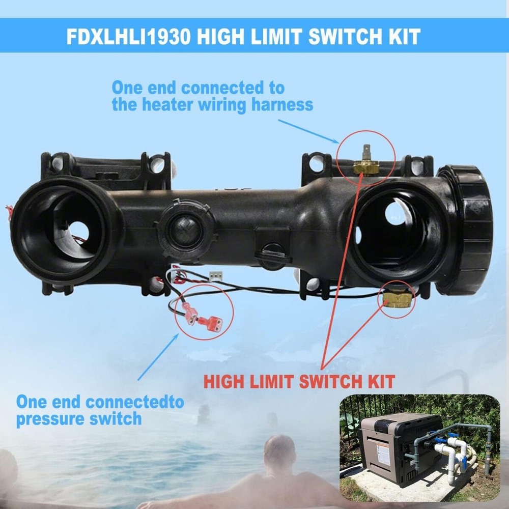 FDXLHLI1930 High Limit Heater Replacement Kit for Hayward H-Series H150FD-H500FD