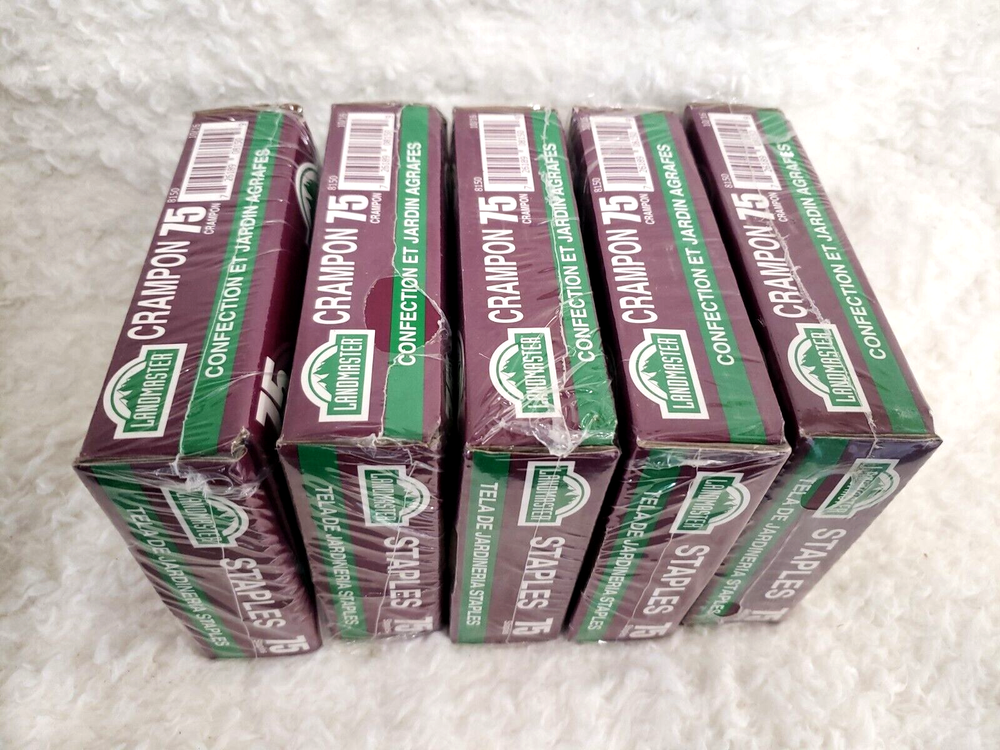 LANDMASTER Commerical 75-Staple Box Lot/5 SEALED!