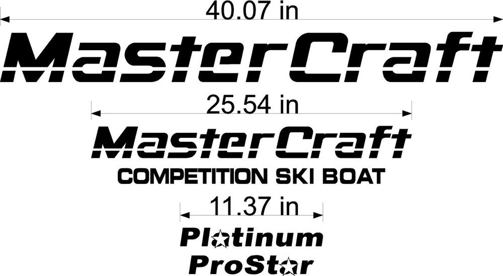 MasterCraft Platinum Prostar Full set #2
