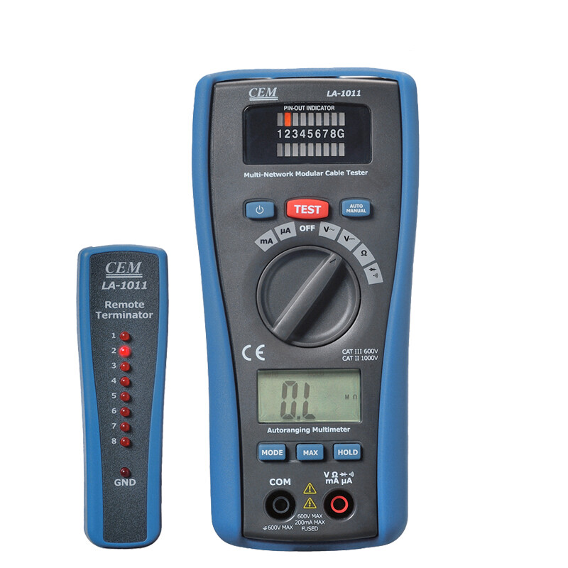 LA-1011 2 in 1 LAN Tester and Multimeter AC DC Voltage #