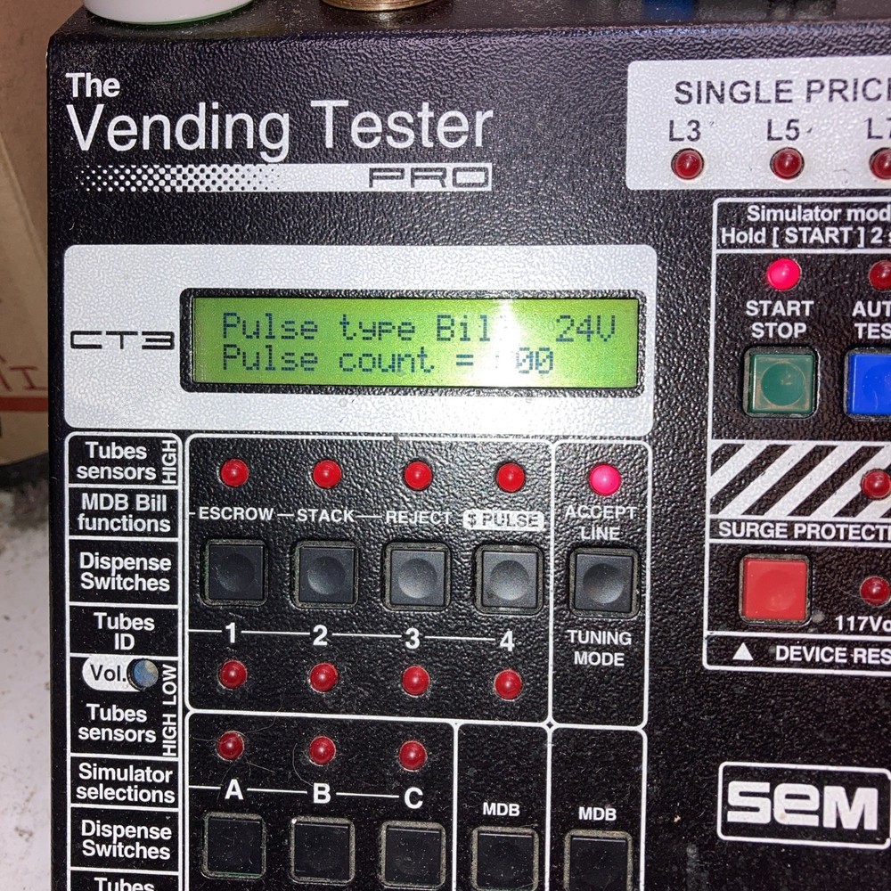 Coinco BA32SA Validator 24Volt MDB/ Pulse Interface Rebuilt Professionally