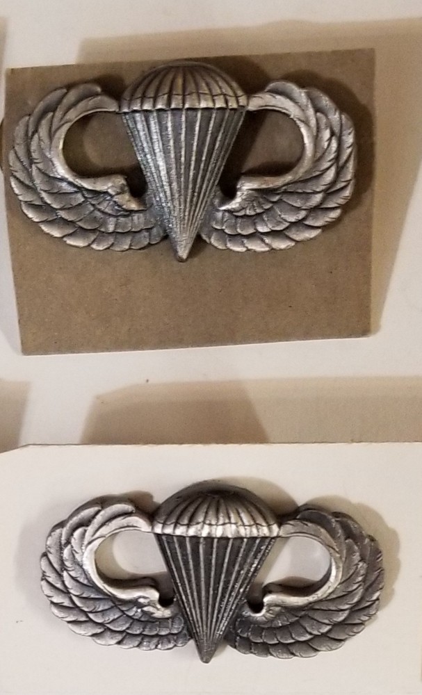 4 Vintage Navy Paratrooper Pins 1.5"