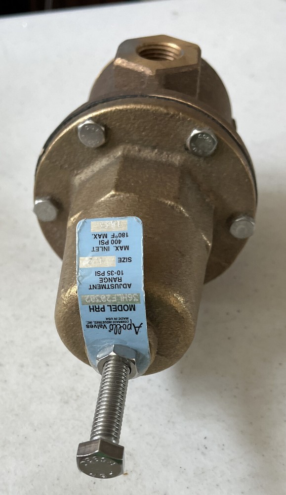 APOLLO Valves #36HLF-203-02 1/2”Water Pressure Reducing Valve F NPT X F NPT