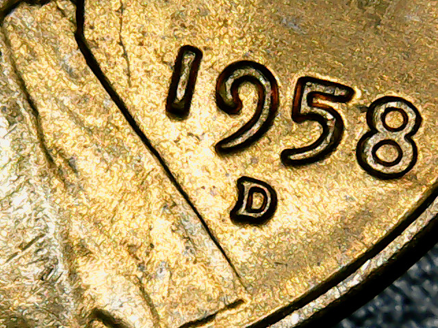 1958-D/D RPM Lincoln Cent Choice Uncirculated