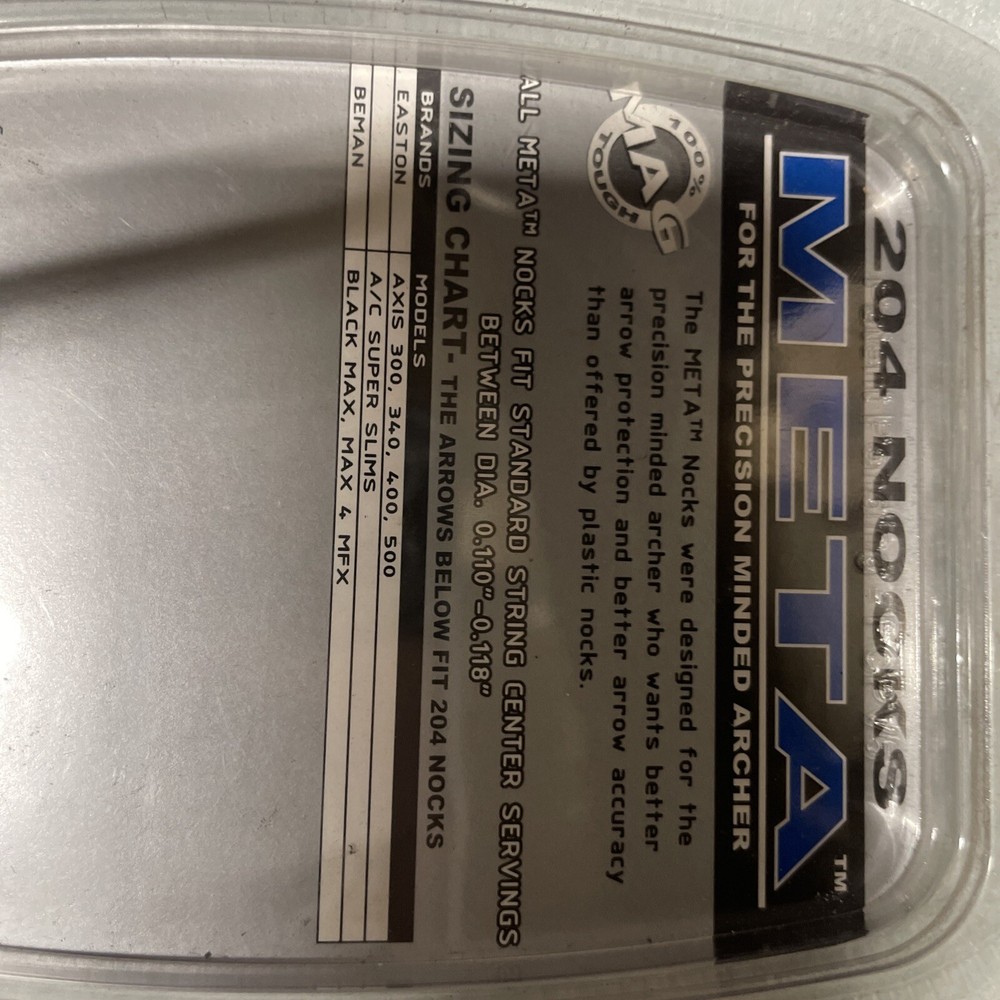 G5 META 204 Nocks