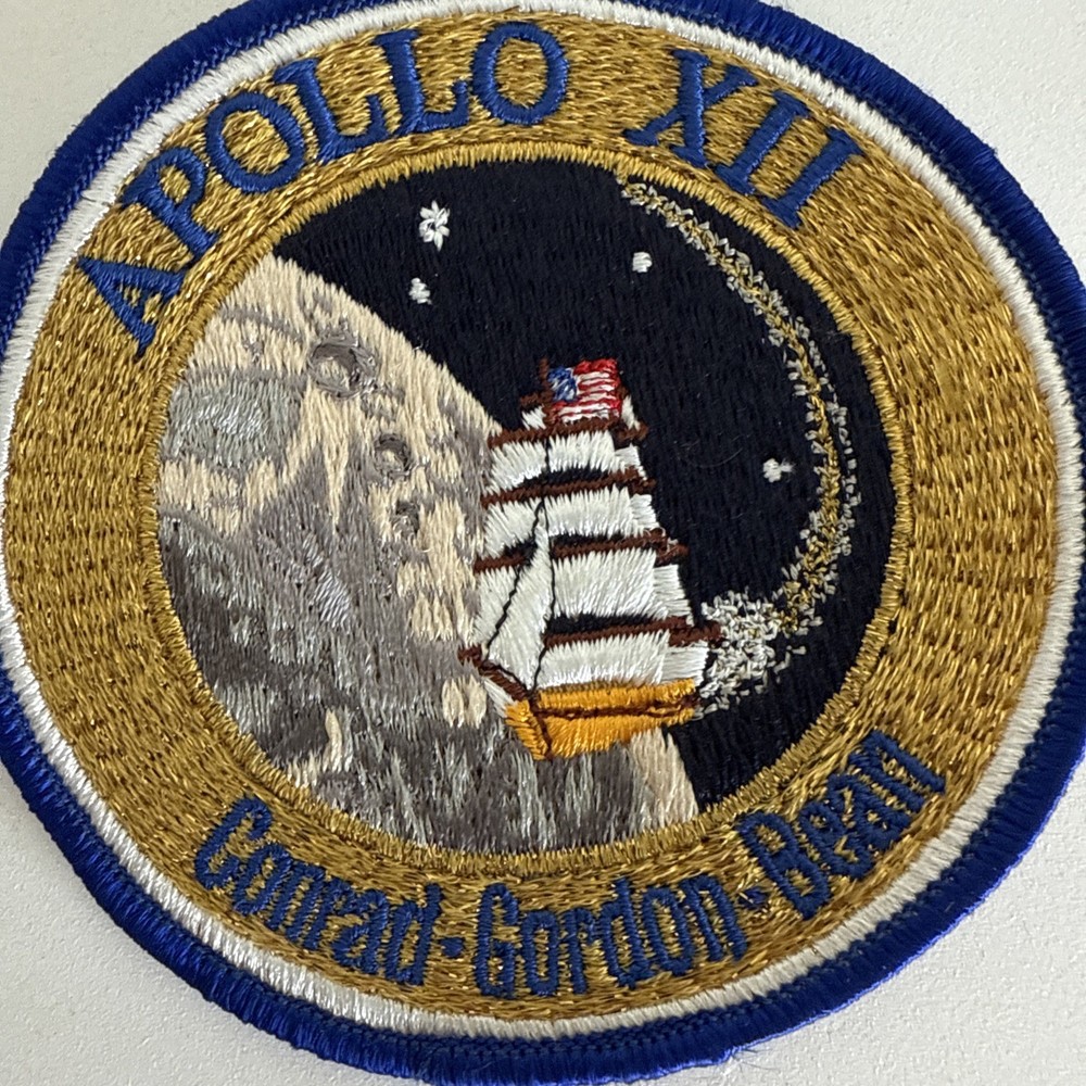 NASA PATCH VINTAGE APOLLO 12 XII 4"" CONRAD GORDON BEAN