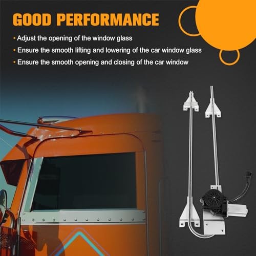 Power Window Regulator with Motor Compatible with Peterbilt 357, 1987