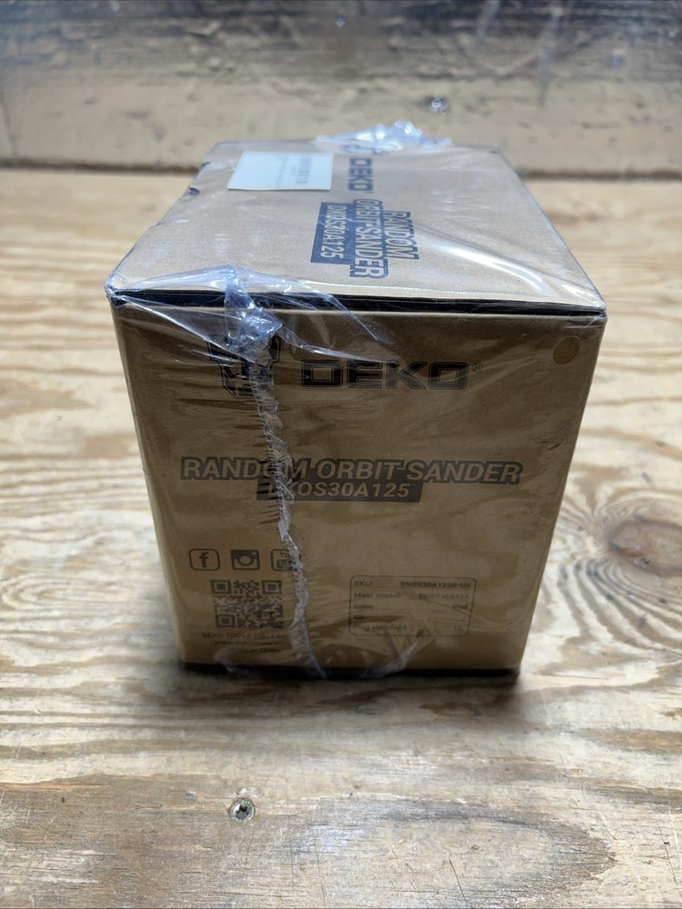 Deko Random Orbit Sander DKOS30A125 RED