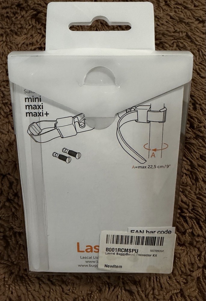NEW Lascal BuggyBoard Universal Connector Kit Stroller Attachment Easy Install