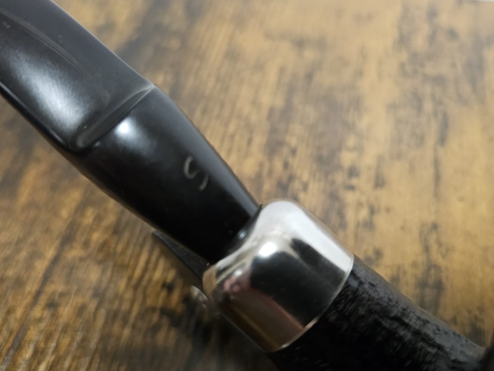 Savinelli Dry System 1611 Bent Dublin Rusticated Estate Pipe