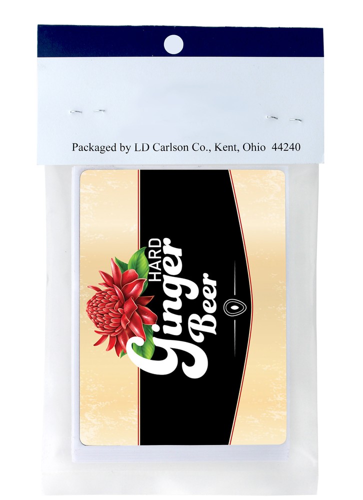 Hard Ginger Beer Labels 30/Pack Specialty Collection