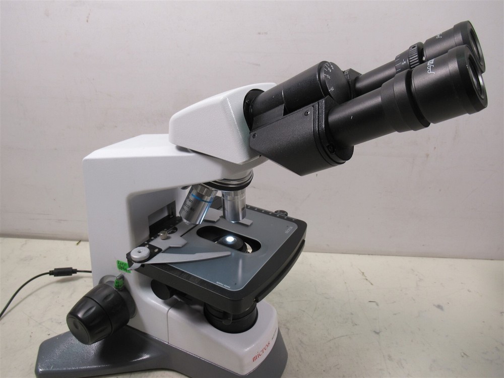 Micros Austria Biological Binocular Microscope MCX100LED w/ 4 Objectives