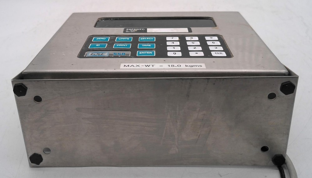 GSE SCALE SYSTEMS 4430 SCALE BASE & 550 WEIGHT INDICATOR