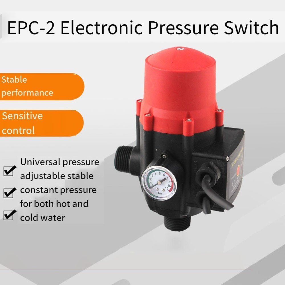 Waterproof 1100W Pump Electronic Switch IP65 10Bar Pressure Controller