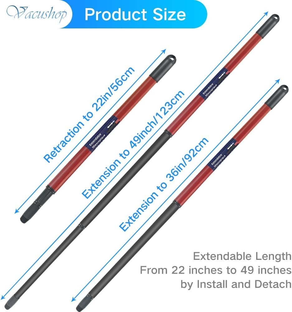 Mop Accessories Replacement for O-Ceda Spin Mop Handle x1 pcs Handle+Base