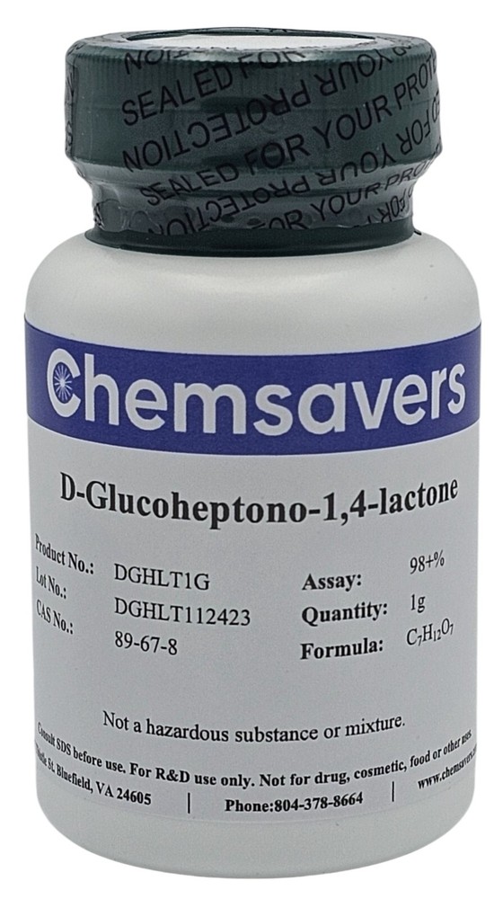 D-Glucoheptono-1,4-lactone, 98+%, 1g