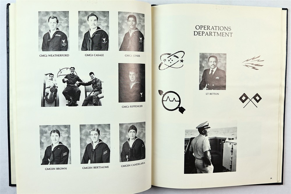 USS Cayuga (LST-1186) 1987 Westpac Deployment Cruise Book